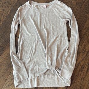 Juicy Couture knotted long sleeve shirt